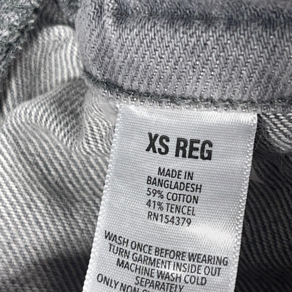 Aeropostale Mid Rise‎ Cargo Pants XS Gray Wide Leg Y2K Streetwear Grungecore - Picture 8 of 12